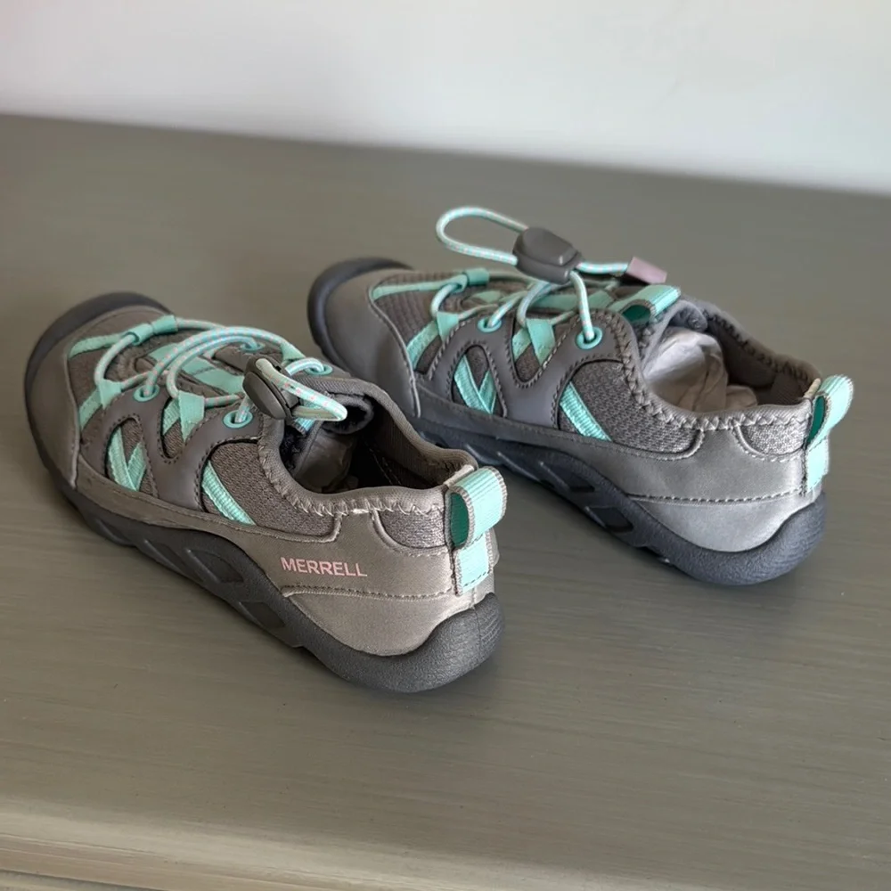 Merrell Hydro Cove Gray and Turquoise Water Shoes - Picture 2 of 3